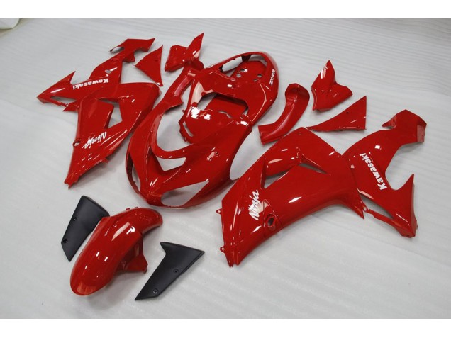 2006-2007 Red ZX10R Motorcycle Fairings 2006-2007 Red ZX10R Motorcycle Fairings