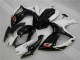 2006-2007 White Black GSXR 600/750 Motorcycle Fairings 2006-2007 White Black GSXR 600/750 Motorcycle Fairings