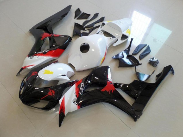 2006-2007 White Black with No Sticker CBR1000RR Motorcycle Fairings 2006-2007 White Black with No Sticker CBR1000RR Motorcycle Fairings
