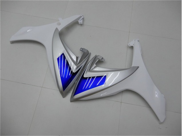 2006-2007 White Blue GSXR 600/750 Motorcycle Fairing 2006-2007 White Blue GSXR 600/750 Motorcycle Fairing