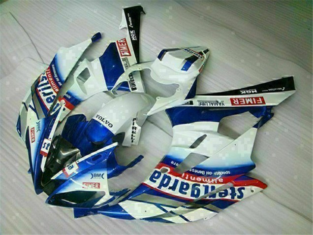 2006-2007 White Blue YZF R6 Motorcycle Fairing 2006-2007 White Blue YZF R6 Motorcycle Fairing