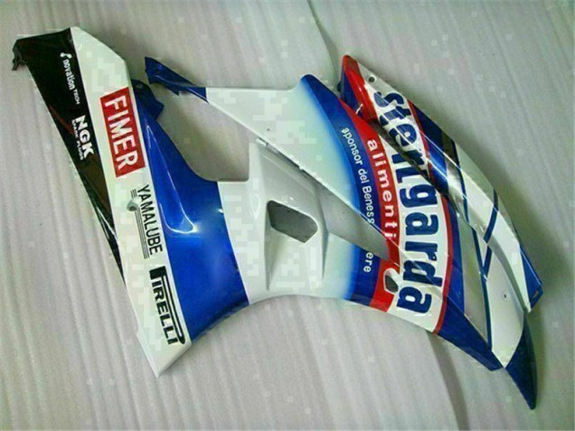 2006-2007 White Blue YZF R6 Motorcycle Fairing 2006-2007 White Blue YZF R6 Motorcycle Fairing