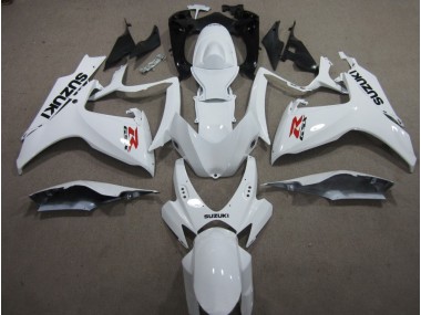 2006-2007 White GSXR 600 Motorcycle Fairings