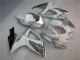 2006-2007 White Silver GSXR 600/750 Full Motorcycle Fairing Kits 2006-2007 White Silver GSXR 600/750 Full Motorcycle Fairing Kits