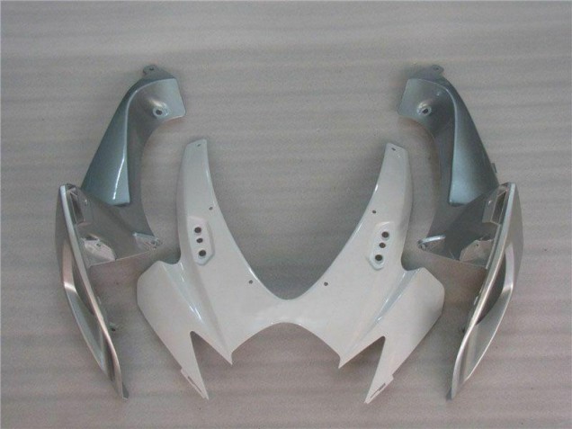 2006-2007 White Silver GSXR 600/750 Full Motorcycle Fairing Kits 2006-2007 White Silver GSXR 600/750 Full Motorcycle Fairing Kits
