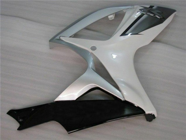 2006-2007 White Silver GSXR 600/750 Full Motorcycle Fairing Kits 2006-2007 White Silver GSXR 600/750 Full Motorcycle Fairing Kits