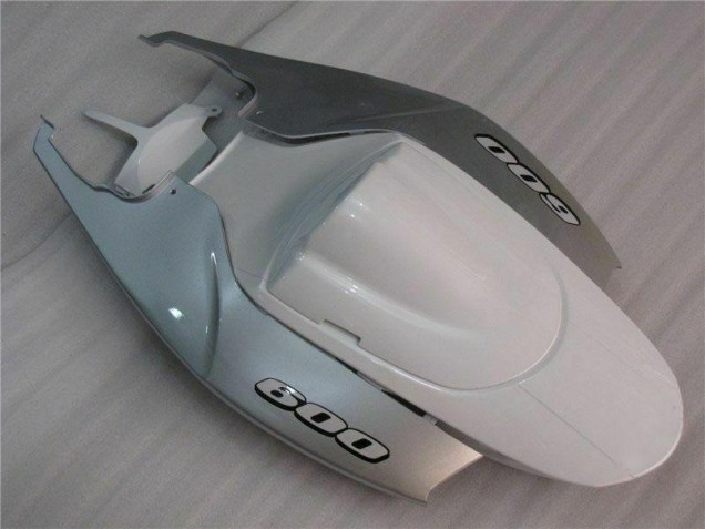 2006-2007 White Silver GSXR 600/750 Motorcycle Fairing 2006-2007 White Silver GSXR 600/750 Motorcycle Fairing