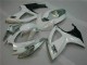 2006-2007 White Silver GSXR 600/750 Motorcycle Fairings