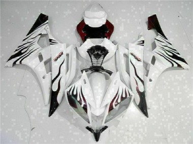 2006-2007 White YZF R6 Motorcycle Fairing