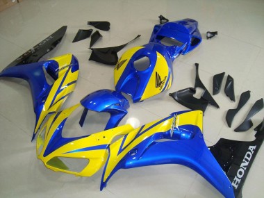 2006-2007 Yellow Blue Black CBR1000RR Motorcycle Fairings
