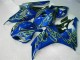 2006-2007 Yellow Flame Blue CBR1000RR Motorcycle Fairings 2006-2007 Yellow Flame Blue CBR1000RR Motorcycle Fairings