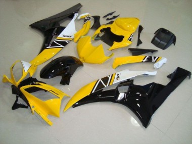 2006-2007 Yellow YZF R6 Full Motorcycle Fairing Kits