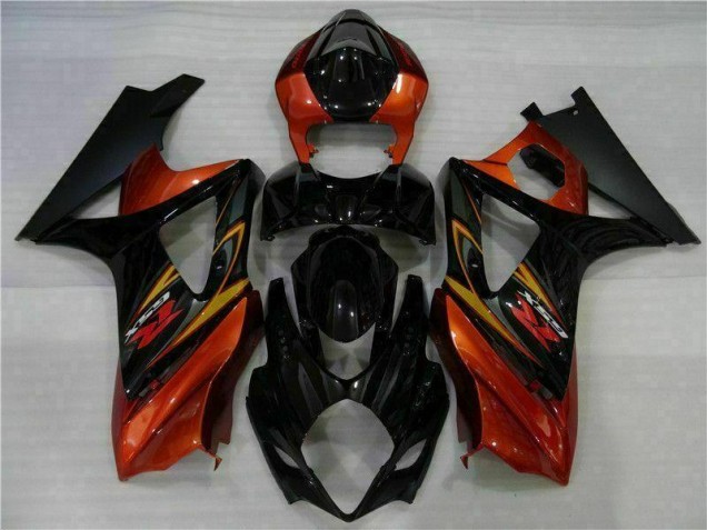 2007-2008 Black GSXR 1000 Full Motorcycle Fairing Kits 2007-2008 Black GSXR 1000 Full Motorcycle Fairing Kits