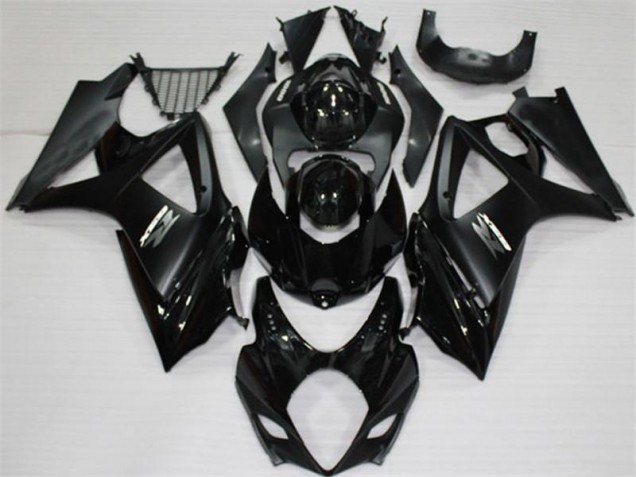 2007-2008 Black GSXR 1000 Motorcycle Fairings 2007-2008 Black GSXR 1000 Motorcycle Fairings