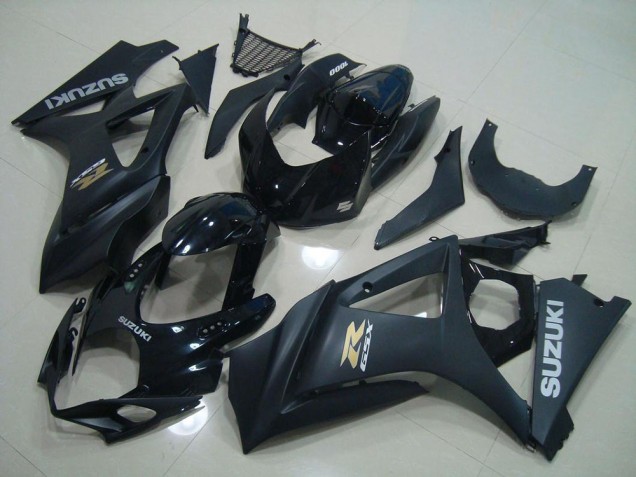 2007-2008 Black OEM Style GSXR 1000 Motorcycle Fairings