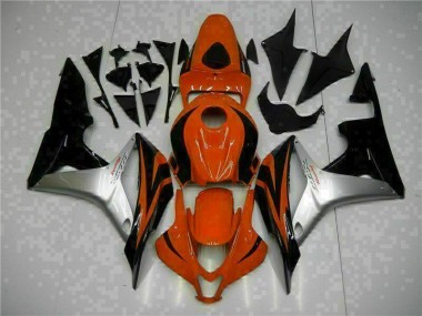 2007-2008 Black Red Silver CBR600RR Motorcycle Fairings