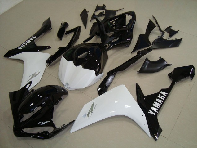 2007-2008 Black White Gold YZF R1 Motorcycle Fairings 2007-2008 Black White Gold YZF R1 Motorcycle Fairings
