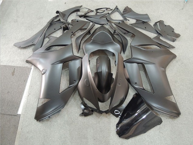 2007-2008 Black ZX6R Motorcycle Fairings 2007-2008 Black ZX6R Motorcycle Fairings
