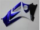 2007-2008 Blue White Black GSXR 1000 Motorcycle Fairings