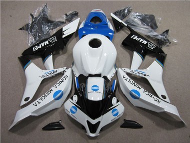 2007-2008 Blue White Black Konica Minolta MAPEI CBR600RR Motorcycle Fairings