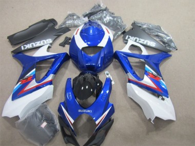 2007-2008 Blue White GSXR 1000 Motorcycle Bodywork