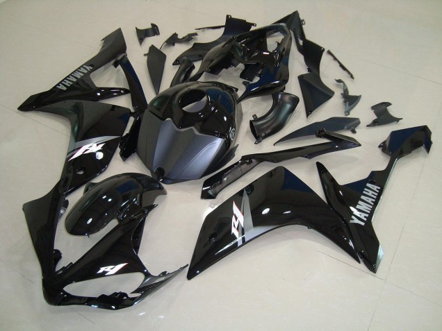 2007-2008 Glossy Black White YZF R1 Motorcycle Fairings 2007-2008 Glossy Black White YZF R1 Motorcycle Fairings