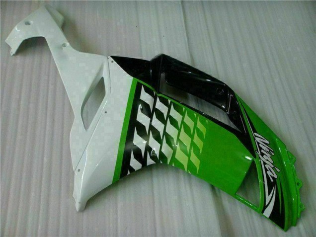 2007-2008 Green White Ninja ZX6R Motorcycle Fairings 2007-2008 Green White Ninja ZX6R Motorcycle Fairings
