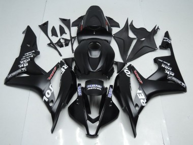 2007-2008 Matte Black Repsol CBR600RR Motorcycle Fairings