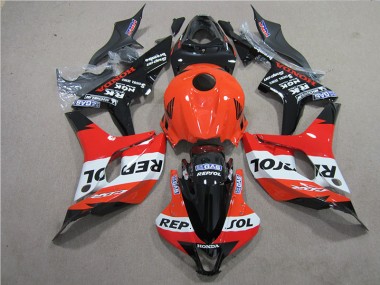 2007-2008 Orange Black Repsol CBR600RR Motorcycle Fairings