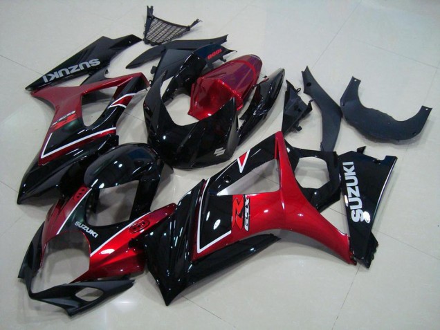 2007-2008 Red Black GSXR 1000 Motorcycle Fairing