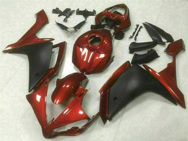 2007-2008 Red Black YZF R1 Motorcycle Fairings 2007-2008 Red Black YZF R1 Motorcycle Fairings