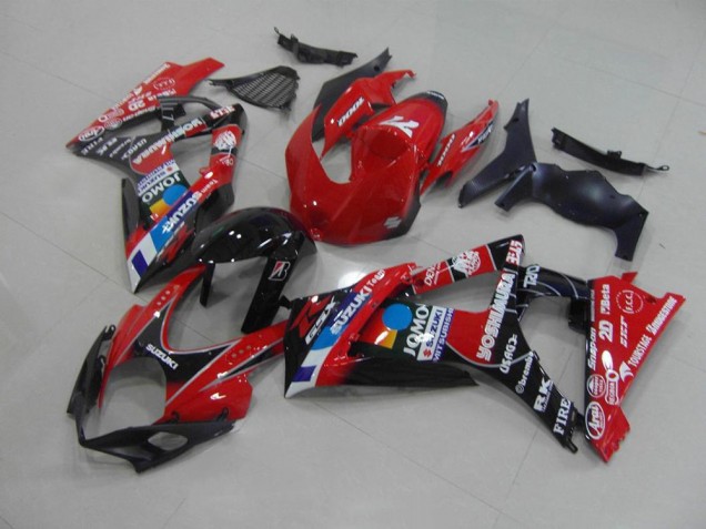 2007-2008 Red GSXR 1000 Motorcycle Fairings