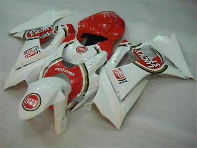 2007-2008 Red White GSXR 1000 Motorcycle Fairings 2007-2008 Red White GSXR 1000 Motorcycle Fairings