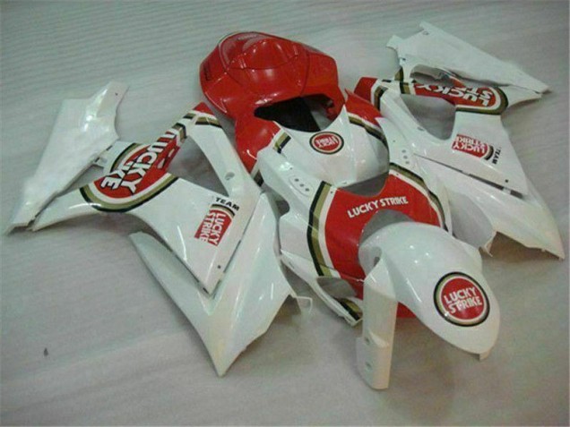 2007-2008 Red White GSXR 1000 Motorcycle Fairings 2007-2008 Red White GSXR 1000 Motorcycle Fairings