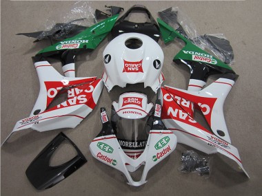 2007-2008 Red White San Carlo CBR600RR Motorcycle Fairings