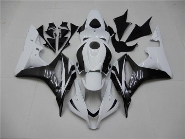 2007-2008 White Black CBR600RR Motorcycle Fairing