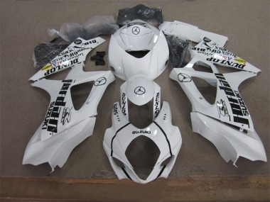 2007-2008 White Black Jordan GSXR 1000 Motorcycle Fairings