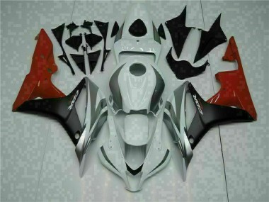 2007-2008 White Black Red CBR600RR Motorcycle Bodywork