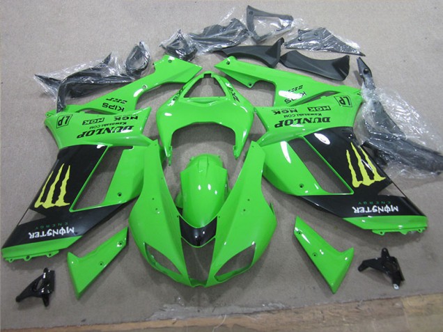 2007-2008 White Blue Ninja ZX6R Motorcycle Fairings 2007-2008 White Blue Ninja ZX6R Motorcycle Fairings