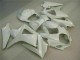 2007-2008 White GSXR 1000 Motorcycle Fairings