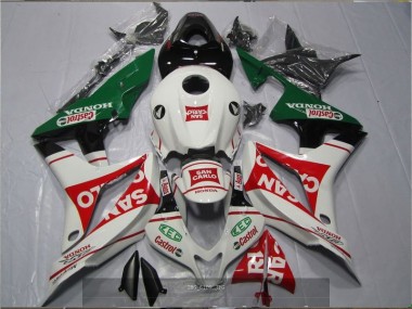 2007-2008 White Red Green San Carlo Castrol CBR600RR Motorcycle Fairings