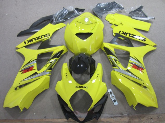 2007-2008 Yellow Black GSXR 1000 Motorcycle Bodywork 2007-2008 Yellow Black GSXR 1000 Motorcycle Bodywork