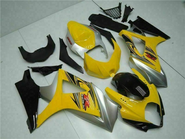 2007-2008 Yellow GSXR 1000 Motorcycle Bodywork 2007-2008 Yellow GSXR 1000 Motorcycle Bodywork