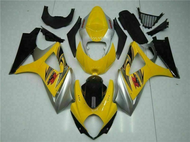 2007-2008 Yellow GSXR 1000 Motorcycle Bodywork 2007-2008 Yellow GSXR 1000 Motorcycle Bodywork
