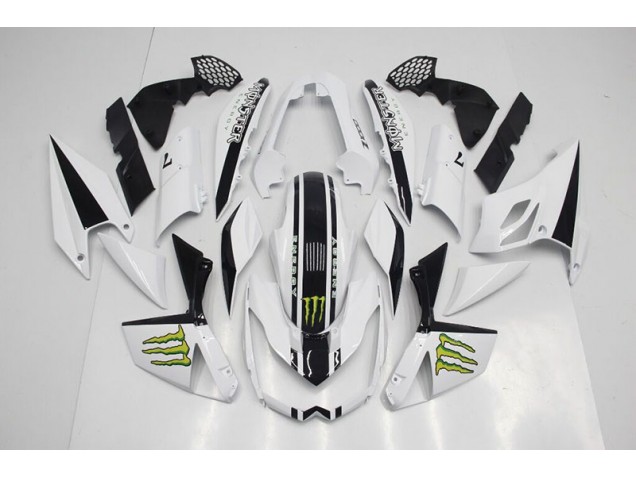 2007-2009 White Z1000 Motorcycle Fairings 2007-2009 White Z1000 Motorcycle Fairings