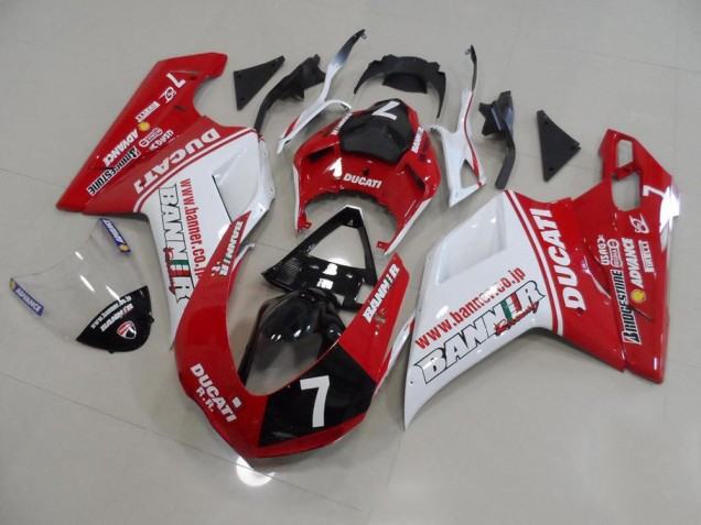 2007-2014 Banner 7 Ducati 848 1098 1198 Motorcycle Fairings 2007-2014 Banner 7 Ducati 848 1098 1198 Motorcycle Fairings