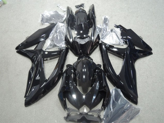 2008-2010 Black GSXR 600 Motorcycle Fairings 2008-2010 Black GSXR 600 Motorcycle Fairings