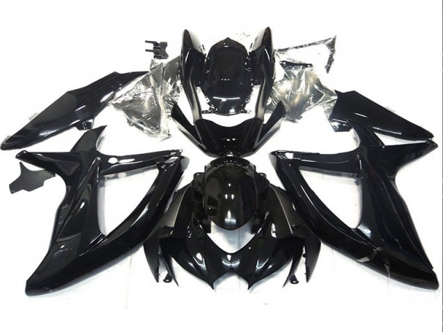 2008-2010 Black GSXR 750 Motorcycle Fairings 2008-2010 Black GSXR 750 Motorcycle Fairings