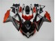 2008-2010 Black Orange Grey GSXR 600/750 Motorcycle Fairings