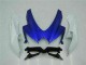 2008-2010 Blue White GSXR 600/750 Motorcycle Fairing Kits